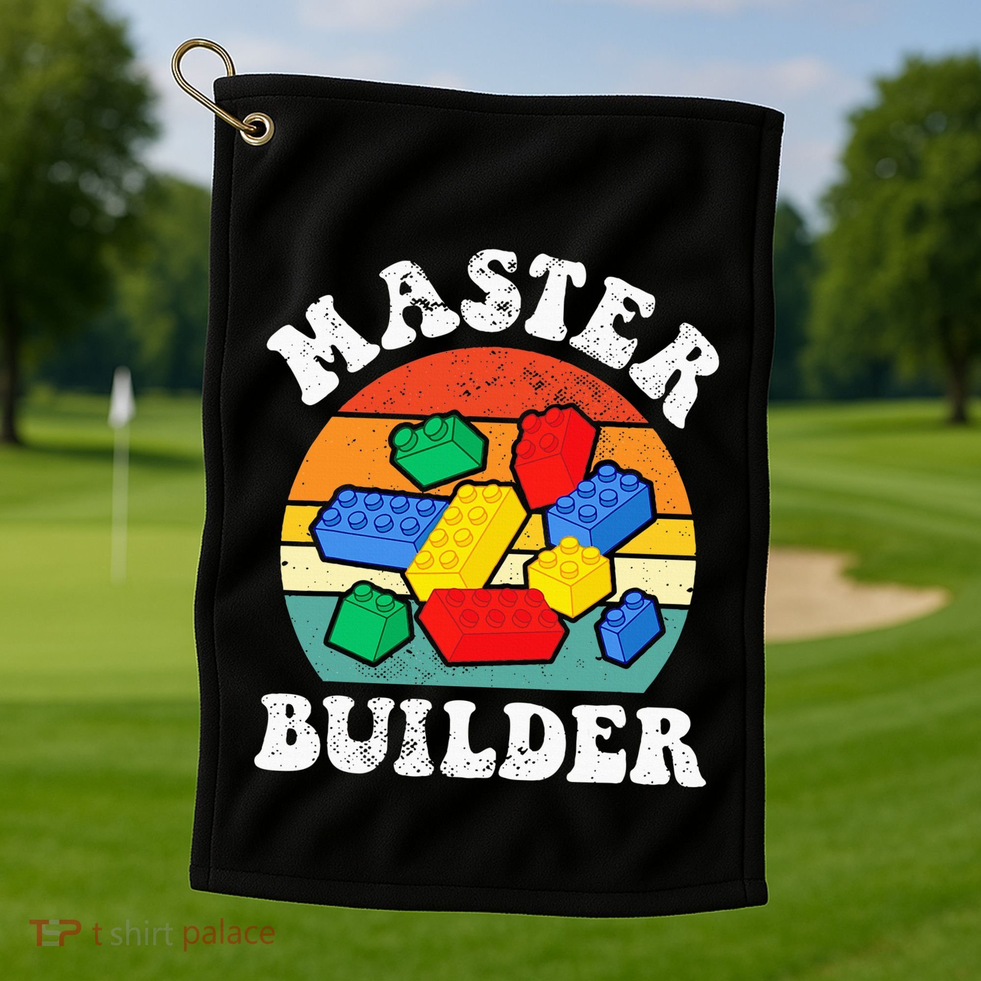 Master Builder Building Blocks Brick Toy Master Builder Golf Towel