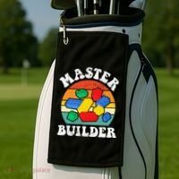 Master Builder Building Blocks Brick Toy Master Builder Golf Towel thumb 2