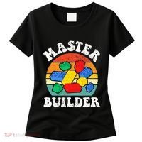 Master Builder Building Blocks Brick Toy Master Builder Women's T-Shirt thumb 0