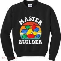 Master Builder Building Blocks Brick Toy Master Builder Kids Sweatshirt thumb 0
