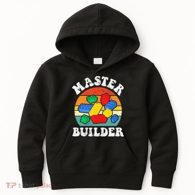 Master Builder Building Blocks Brick Toy Master Builder Kids Hoodie