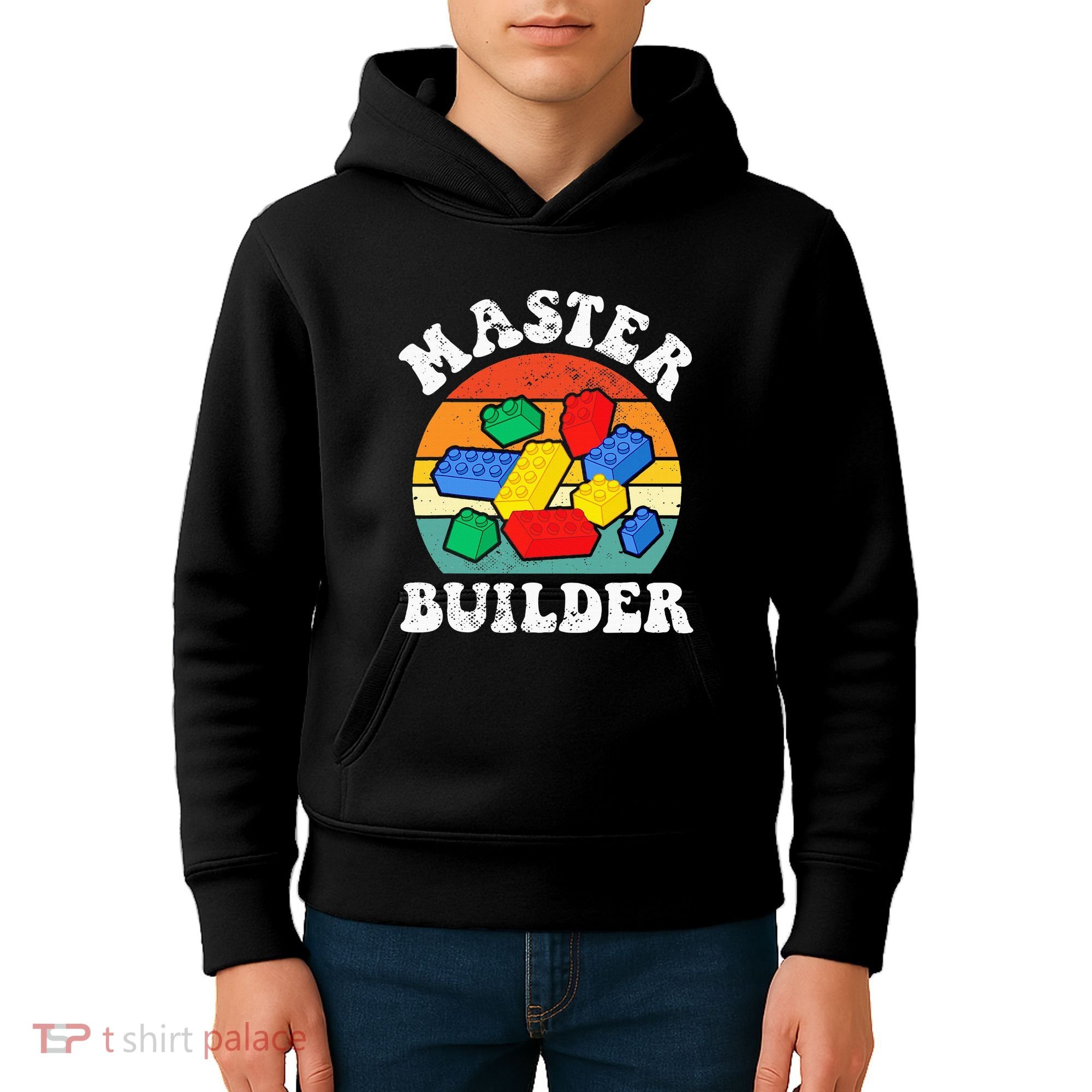 Master Builder Building Blocks Brick Toy Master Builder Kids Hoodie