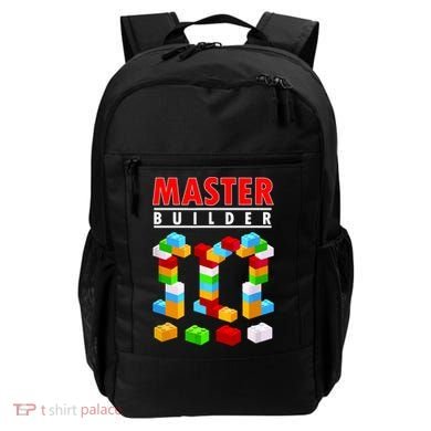 Master Builder Blocks Brick Funny Toys Backpack