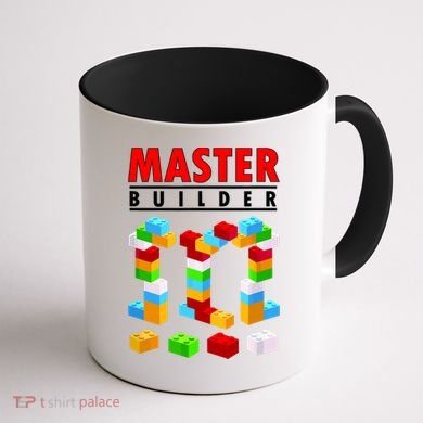 Master Builder Blocks Brick Funny Toys Coffee Mug back