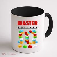 Master Builder Blocks Brick Funny Toys Coffee Mug thumb 1
