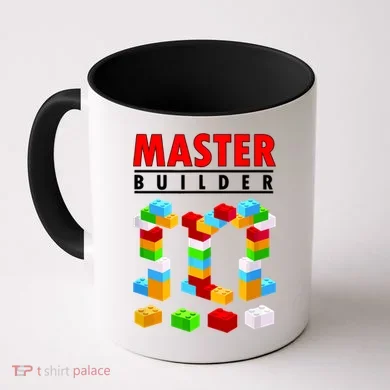 Master Builder Blocks Brick Funny Toys Coffee Mug
