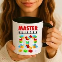 Master Builder Blocks Brick Funny Toys Coffee Mug thumb 3