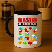 Master Builder Blocks Brick Funny Toys Coffee Mug thumb 4