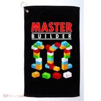 Master Builder Blocks Brick Funny Toys Golf Towel thumb 0