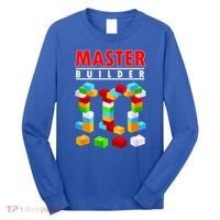 Master Builder Blocks Brick Funny Toys Long Sleeve Shirt thumb 0