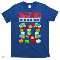 Master Builder Blocks Brick Funny Toys T-Shirt thumb 0