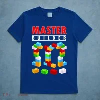 Master Builder Blocks Brick Funny Toys T-Shirt thumb 5