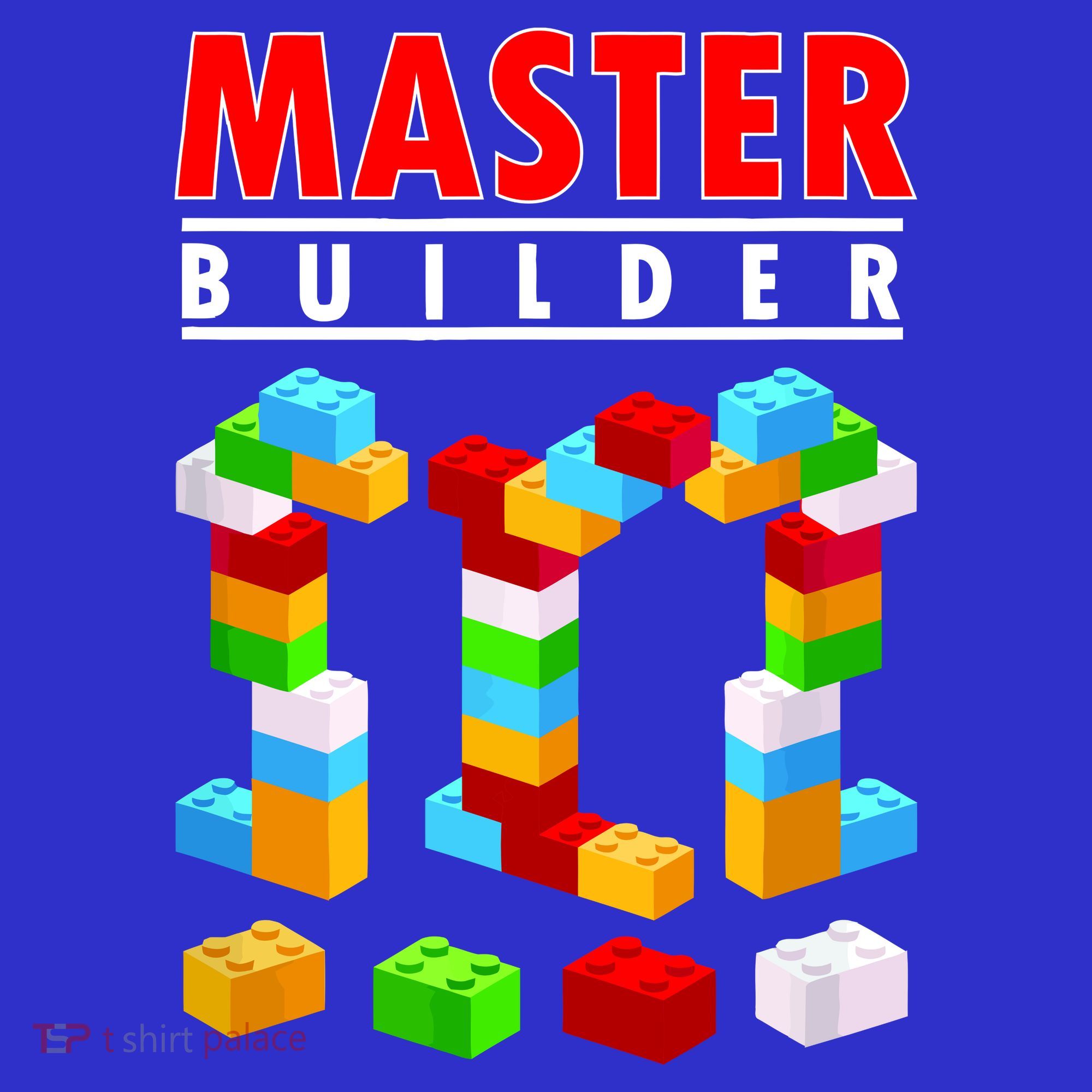 Master Builder Blocks Brick Funny Toys Coaster