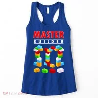 Master Builder Blocks Brick Funny Toys Women's Tank Top thumb 0