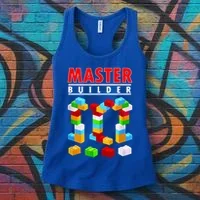 Master Builder Blocks Brick Funny Toys Women's Tank Top thumb 3