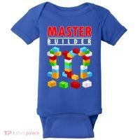 Master Builder Blocks Brick Funny Toys Baby Bodysuit thumb 0