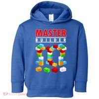 Master Builder Blocks Brick Funny Toys Toddler Hoodie thumb 0
