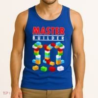 Master Builder Blocks Brick Funny Toys Tank Top thumb 3