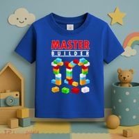 Master Builder Blocks Brick Funny Toys Toddler T-Shirt thumb 3