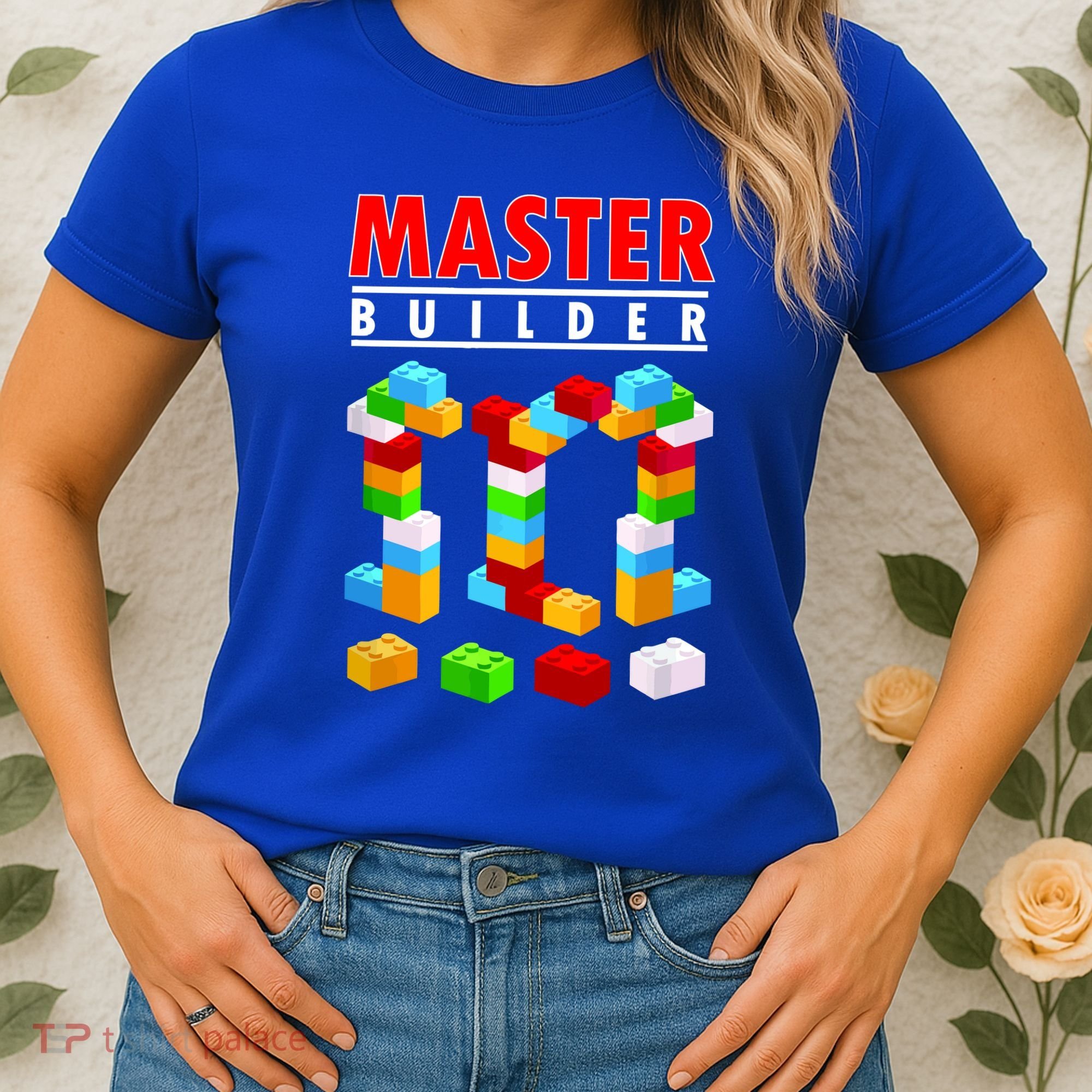 Master Builder Blocks Brick Funny Toys Women's T-Shirt