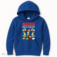 Master Builder Blocks Brick Funny Toys Kids Hoodie thumb 0