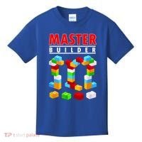 Master Builder Blocks Brick Funny Toys Kids T-Shirt thumb 0