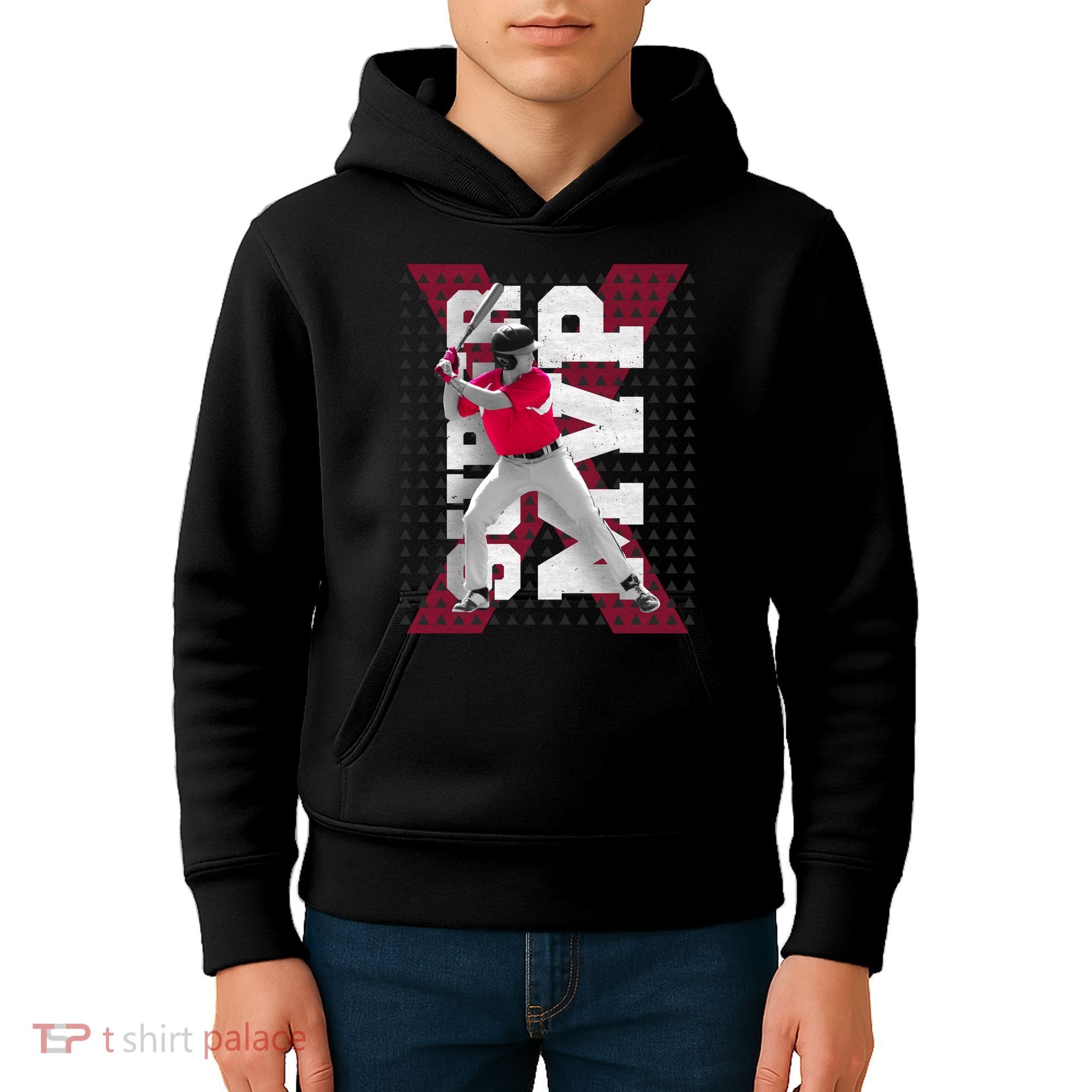 MVP Baseball Batter Kids Hoodie