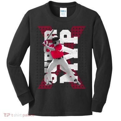 MVP Baseball Batter Kids Long Sleeve Shirt