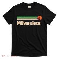 Milwaukee Basketball BBall City Wisconsin Retro Milwaukee T-Shirt thumb 0