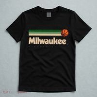 Milwaukee Basketball BBall City Wisconsin Retro Milwaukee T-Shirt thumb 5