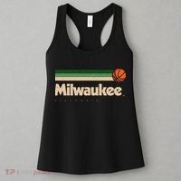 Milwaukee Basketball BBall City Wisconsin Retro Milwaukee Women's Tank Top thumb 3
