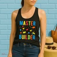 Master Builder Building Blocks Brick Builder Women's Tank Top thumb 2