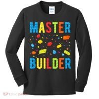 Master Builder Building Blocks Brick Builder Kids Long Sleeve Shirt thumb 0