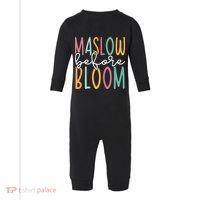Maslow Before Bloom SPED Teacher School Psychologist Psych Infant Fleece One Piece thumb 0