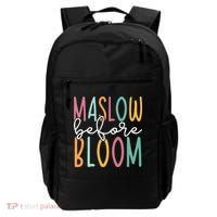 Maslow Before Bloom SPED Teacher School Psychologist Psych Backpack thumb 0
