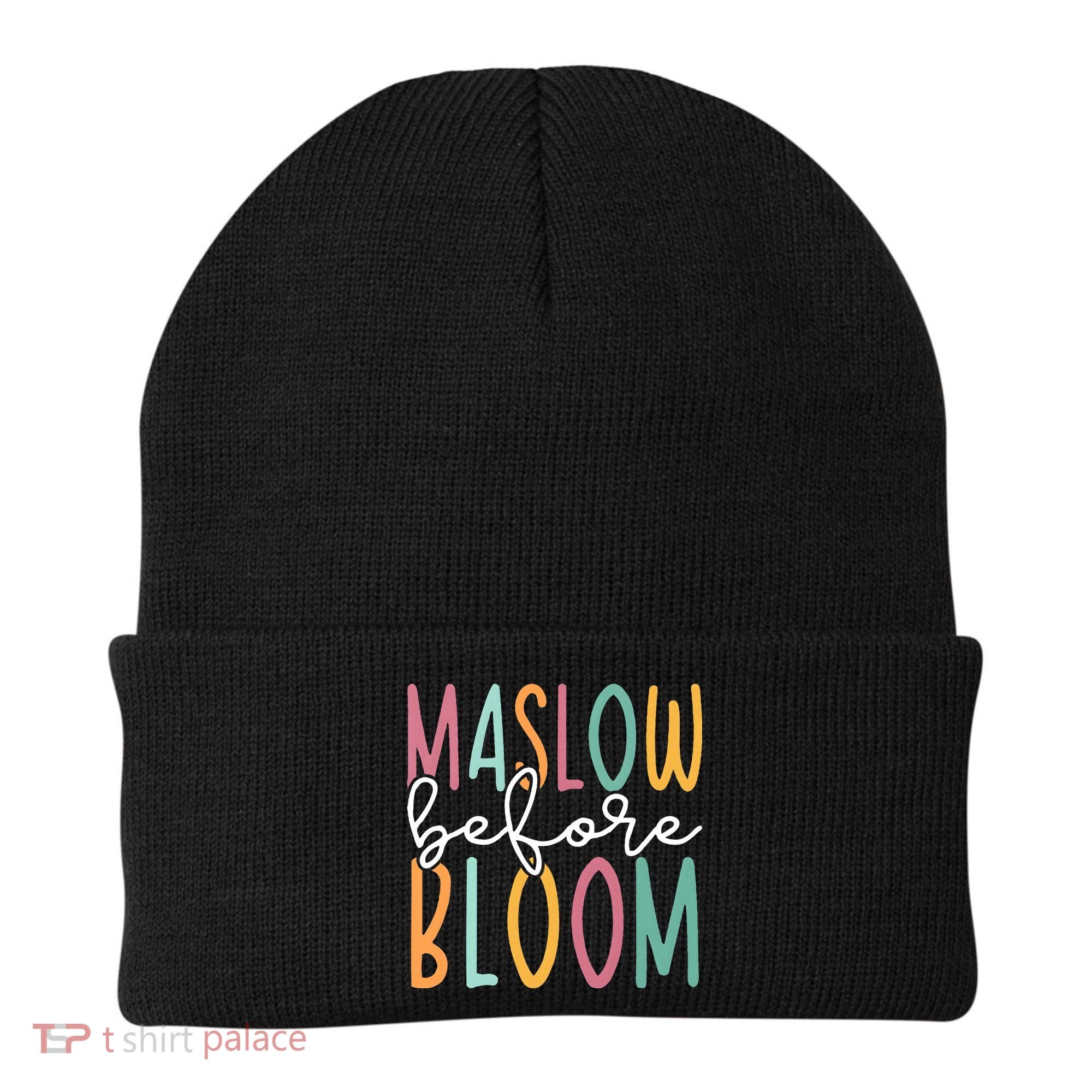 Maslow Before Bloom SPED Teacher School Psychologist Psych Beanie