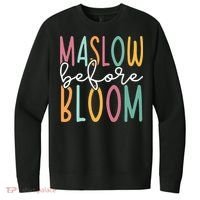 Maslow Before Bloom SPED Teacher School Psychologist Psych V.I.T. Fleece Crew Sweatshirt thumb 0