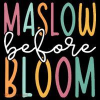 Maslow Before Bloom SPED Teacher School Psychologist Psych Women's Hoodie thumb 2