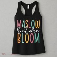 Maslow Before Bloom SPED Teacher School Psychologist Psych Women's Tank Top thumb 3