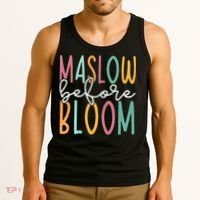 Maslow Before Bloom SPED Teacher School Psychologist Psych Tank Top thumb 3