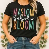 Maslow Before Bloom SPED Teacher School Psychologist Psych Women's T-Shirt thumb 2