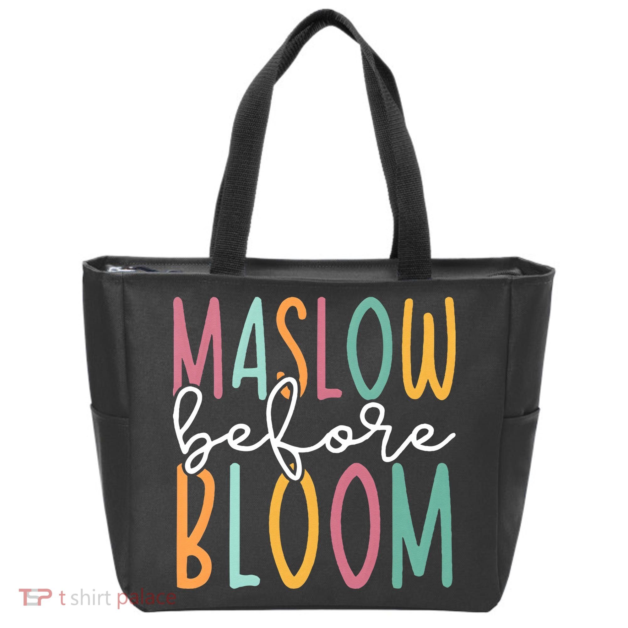 Maslow Before Bloom SPED Teacher School Psychologist Psych Tote Bag