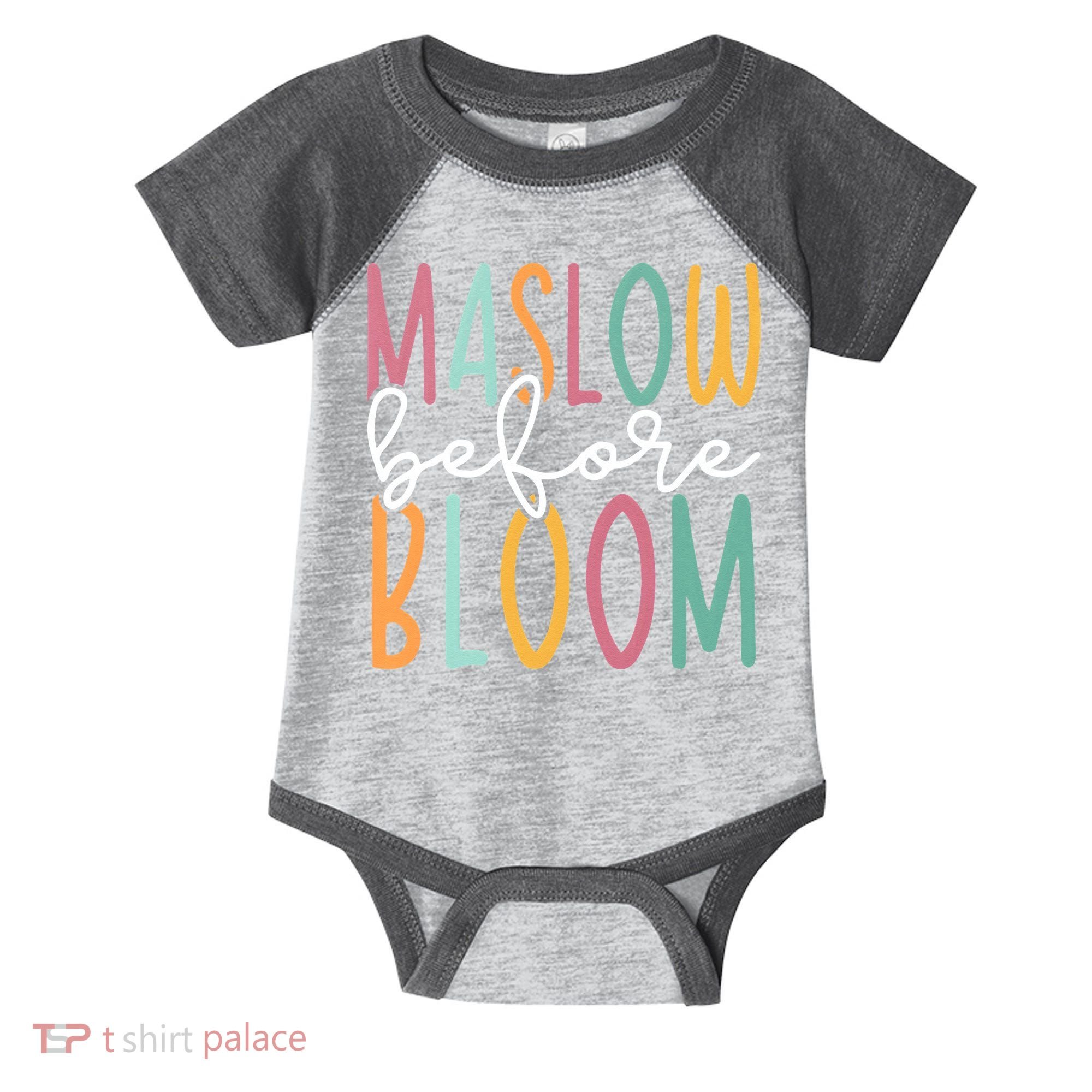 Maslow Before Bloom SPED Teacher School Psychologist Psych Infant Baby Jersey Bodysuit