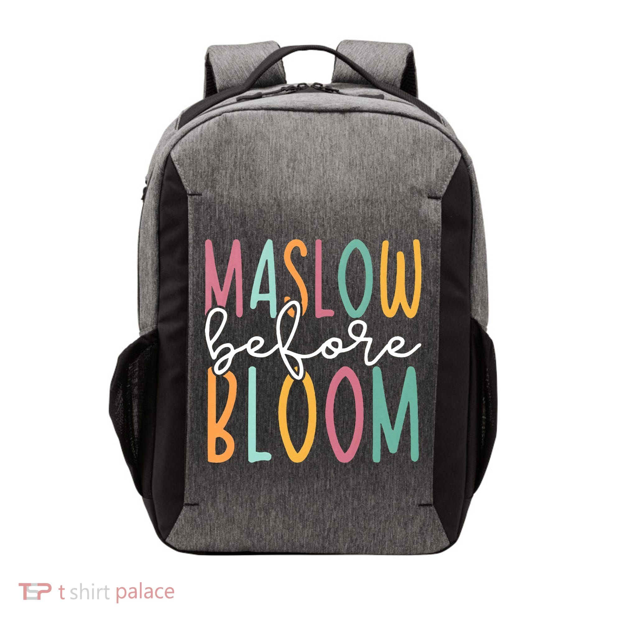 Maslow Before Bloom SPED Teacher School Psychologist Psych Vector Backpack
