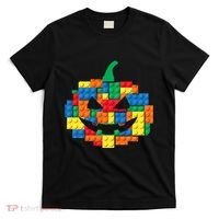 Master Builder Building Blocks Pumpkin Halloween T-Shirt thumb 0