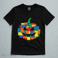 Master Builder Building Blocks Pumpkin Halloween T-Shirt thumb 5