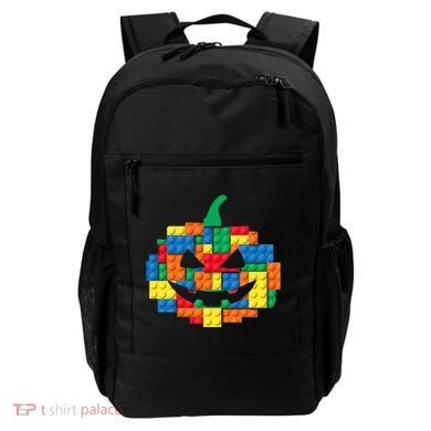 Master Builder Building Blocks Pumpkin Halloween Backpack
