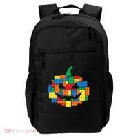 Master Builder Building Blocks Pumpkin Halloween Backpack thumb 0