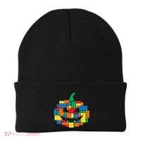 Master Builder Building Blocks Pumpkin Halloween Beanie thumb 0