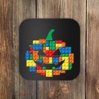 Master Builder Building Blocks Pumpkin Halloween Coaster thumb 0